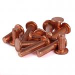 Domed Head Copper Stainless Steel Solid Rivets M8 3-50mm Length Grade 10.9 ROHS for sale