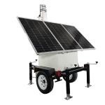 Reliable US Standard Solar Surveillance Trailer With 19ft 20ft Mast for sale