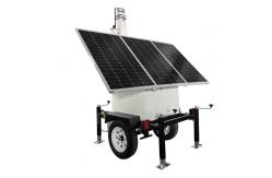 China Customized Mobile Solar Surveillance Trailer With 3*200W Solar Panels supplier
