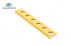 China ASTM Approved Aluminium L Profiles Edge Trim 4mm Depth supplier
