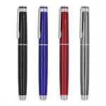 Bullet Tip Metal Roller Ball Pen With Cap 0.7mm Multiple Colors Roller Pen for sale
