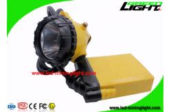 China Waterproof LED Miners Lamp 25000lux Brightness With 10.4 Ah Big Battery Capacity supplier