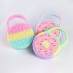 Children Decompression Toy Bags Silicone Girl Boy Unicorn Pop Press Schoolbag for sale