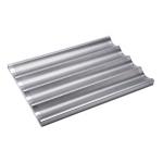commercial 4/5/6 bakeware slotted aluminum perforated french bread metal baking pan baking equipment baguette baking tray for sale