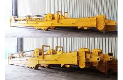 China 0.4-2.5cbm Excavator Attachment Hydraulic Telescopic Arm With Clamshell Grab supplier