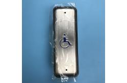 China Anti Removal 6 Round PBT Push To Exit Switch With Logo supplier
