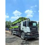 Used Concrete Pump Trucks on Mercedes Benz Chassis with 50m Boom and After-sales Service for sale