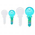 Key Shape Acrylic Sublimation Keychain Blanks Custom Acrylic Keyring
