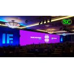 HD Full Color SMD LED Screen Die-Cast Aluminum Panel Stage Background Full Color 256mm X 128mm Module Size for sale
