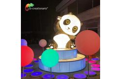 China Interactive Music Note Play Panda Lantern supplier