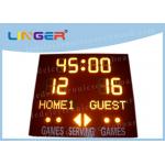 8inch Amber Digits With Red Color Cabinet Led Electronic Scoreboard for Softball Sport for sale