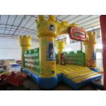 Waterproof Zoo Inflatable Bouncy Castle , Cartoon Commercial Grade Bounce House for sale