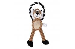 China New Pet Toy Dog Plush Bite Accompany Toy Vent Cartoon Monkey Lion supplier