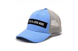 China 2 Eyelets Cotton/Polyester/Custom Fabric Trucker Cap With 3D Embroidery Logo supplier