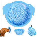 Dog Cat Lick Mat,Licking Pads with Suction Cups & Spatula Calming Slow Feeder Licking Pad for Dogs Traveing for sale