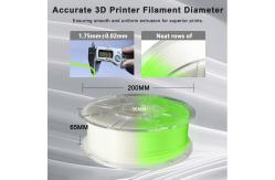 China 3D Printing Filament PLA Filament Glow Green 1.75mm 3d Printer supplier