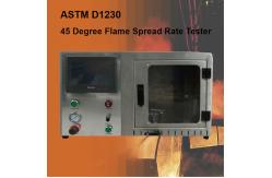 China ASTM D1230 45 Degree Flammability Testing Equipment For Textiles supplier