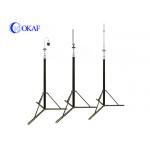 Aluminum Pnuematic Telescopic Mast Tripod Portable Antenna for sale