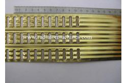 China Fully Automatic Copper Radiator Fin Machine 40  M / Min Flat Fin supplier