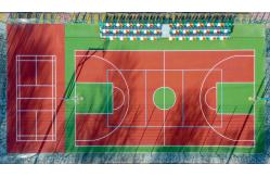 China 4mm Thickness Slip Resistance Silicon PU Flooring System Non toxic supplier