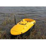 Yellow rc fishing bait boat battery power type remote control RoHS Certification for sale