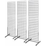 Heavy Duty Retail Shelving Accessories Black Wire Grid Panel for sale