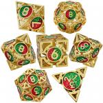 Arrow Hollow Metal Dice Suit Multi -Faceted DND Dungeon And Dragon for sale