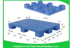 China LightWeight Nestable Plastic Pallets Single Face Nine Feet 100% Recycled Material supplier
