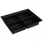 ESD Antistatic Custom Blister Plastic Grid Tray Packaging For Office for sale