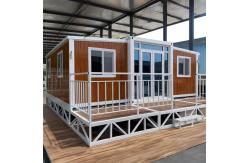 China Expandable Container House Grade 11 Wind Resistance and Grade 8 Earthquake Resistance supplier
