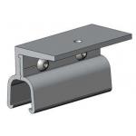 6060 - T5 Aluminum Alloy Wave Clip Solar Roof Mounting Systems Mill Finished For Solar Systems for sale