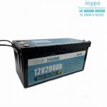 Large Capacity RV Lithium Battery 12V 200Ah Deep Cycle Battery Pack For Camper Trailer for sale