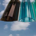 Customizable Polycarbonate Plastic Profiles Upper And Lower Connecter For Construction for sale