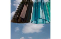 China Customizable Polycarbonate Plastic Profiles Upper And Lower Connecter For Construction supplier