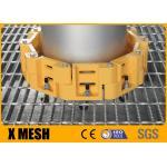 Pitch 100mm Welded Steel Grating Serrated Galvanized 1000mm for sale