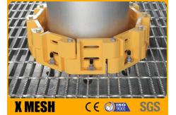 China Pitch 100mm Welded Steel Grating Serrated Galvanized 1000mm supplier
