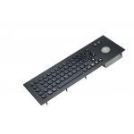 Compact Black Titanium Industrial Metal Keyboard With 69 Keys
