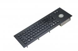 China Compact Black Titanium Industrial Metal Keyboard With 69 Keys supplier