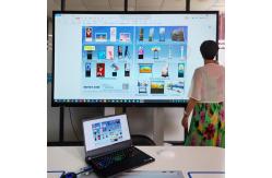 China 65 Inch Smart Interactive Whiteboard Full View Flat Panel Smart Board supplier