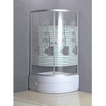 5mm Round 800x800 Corner Shower Enclosure Aluminum Frame for sale