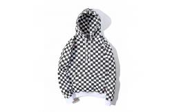 China Mens Plaid Sublimation Pullover Sweater Hoodies With Silk Screen Printing supplier