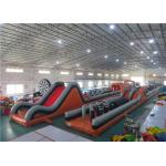 Anti - Ruptured Inflatable Obstacle Challenges , Blow Up Off - Road Car Obstacle Course for sale