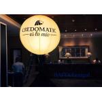 Commercial Inflatable Balloon Light 3m Custom PVC Air Ball With LED Light 800W