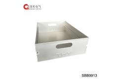 China Meal Drawer Plastic Translucent Storage Box Plane Food Trolley Meal Tray supplier