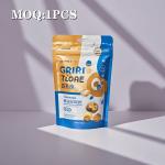 Custom OEM ODM Stand up Pouch Mylar Bags for 100g Fruit Powder with Clear Window for sale