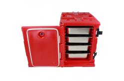 China LLDPE PU Foam Insulated Food Container With Nylon Handles supplier
