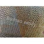 Interior Design Metal Round Ring Mesh Curtain With SS Eletroplating