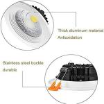 White IP20 LED Ceiling Light 40w Round Shape 3000k Powder Coating