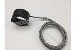 China Hot Runner Coil Heaters With Integratged Thermocouple And SS Braided Protection Sleeve supplier