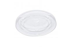 China PLA Bio Compostable Clear Cups With Lids 16 Oz Drinking Milk Tea Cup supplier